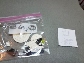 LEGO Space 6815 Hovertron, Missing 1 sticker & fig Otherwise Complete, No book