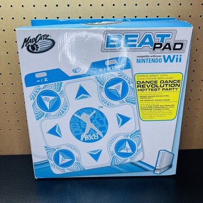 Nintendo Wii Beat Pad System Mad Catz Dance Tested In Box
