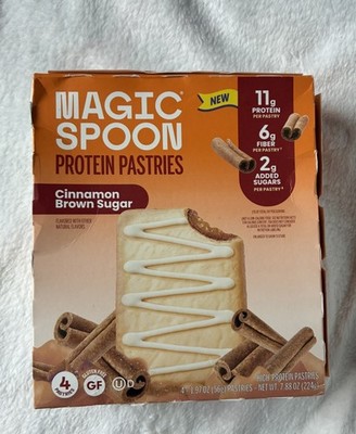 Magic Spoon Protein Pastries Cinnamon Brown Sugar Gluten Free 4pk 7.88oz