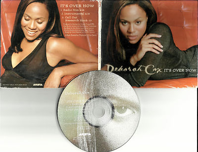 DEBORAH COX It s Over Now w/ INSTRUMENTAL & RADIO MIX PROMO Radio DJ CD single