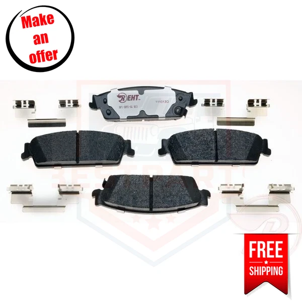 Juego de pastillas de freno traseras Raybestos EHT1194H para 07-14 Cadillac Escalade/Escalade ESV Foto 2 de 3