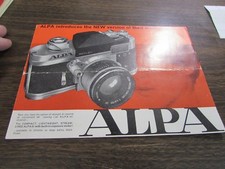 ALPA INTRODUCES THE NEW VERSION OF THIER MODEL 6 - EXCELLENT