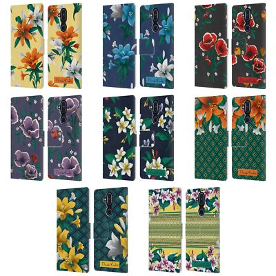 OFFICIAL FRIDA KAHLO FLOWERS LEATHER BOOK WALLET CASE COVER FOR NOKIA PHONES