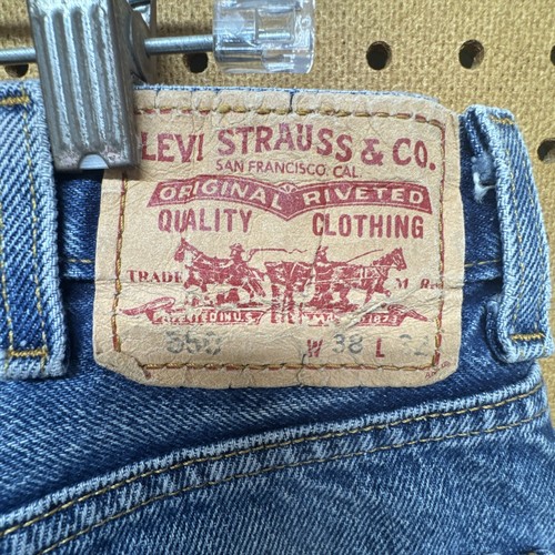 Levi's 550 Relaxed Fit Jeans Men’s 38x32 Blue Denim - Picture 6 of 16