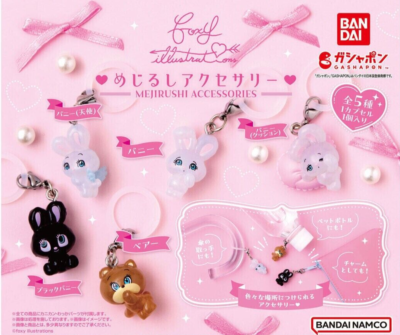 foxy illustrations sign accessories Collection Complete of 5 types