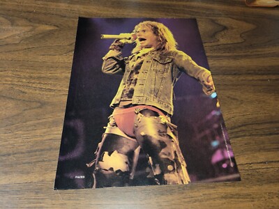David Lee Roth Faces Magazine 8''x11'' Mini-Poster Pin-Up