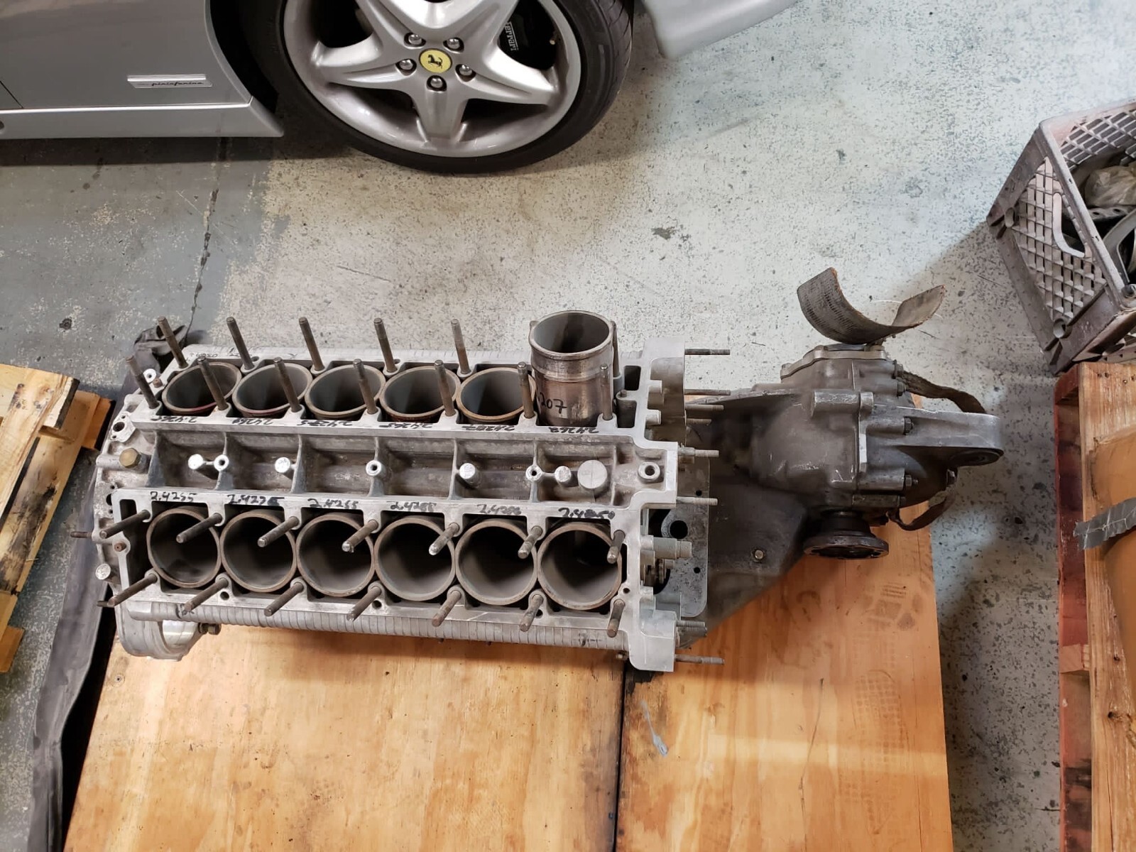 Lamborghini Diablo parts and engine parts for project