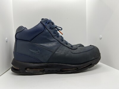 Nike Air Max Goadome ACG Navy Blue Mens Leather Boots Sz 13