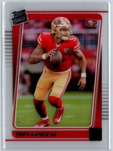 2021 DONRUSS CLEARLY TREY LANCE RC SAN FRANCISCO 49ERS #54