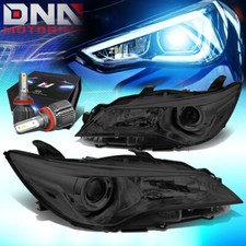 For 2015-2017 Toyota Camry Projector Headlight Lamps Wled Kitcool Fan Smoked