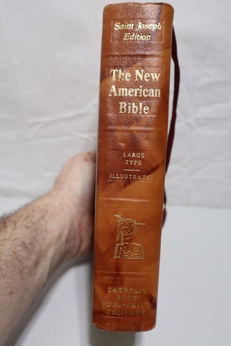 St. Joseph Edition The New American Bible 1970 Large Print Illustrated Gold Gild - Bild 2 von 6
