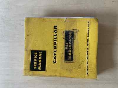 CAT Caterpillar 955L Track Crawler Loader Repair Shop Service Manual owner Book