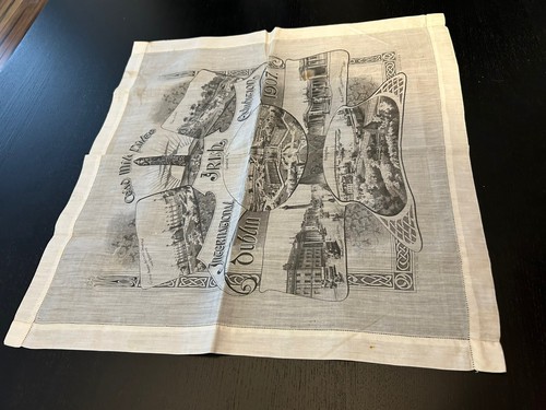 Antikes The Irish International Exhibition Dublin Souvenir Taschentuch 1907 Rarität - Bild 2 von 7