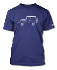 T-Shirt Toyota BJ40 FJ40 Land Cruiser 4x4 - Uomo - Vista laterale
