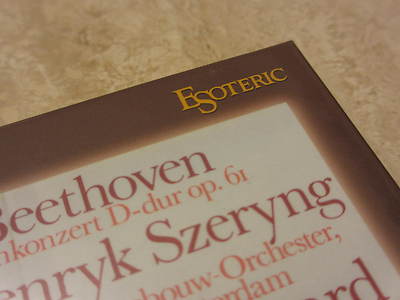 ESOTERIC SACD ESSD-90105 シェリング ベートーヴェン Esoteric Sacd Essd-90105 Beethoven Violin concerto Romances