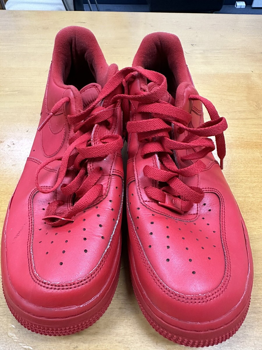 【新品】【27cm】NIKE AIR FORCE 1 07 LV8 CW6999 Nike Air Force 1 Low 07 LV8 CW6999-600 Triple Red Sneakers Mens