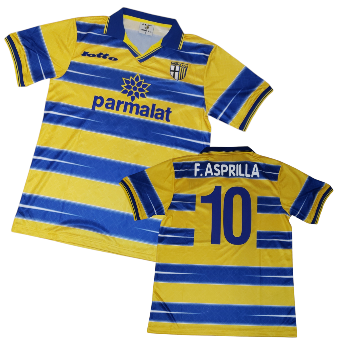 PARMA ITALY 98/99 - Football Soccer - F. ASPRILLA 10 - Large (USA