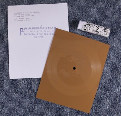 CREEDENCE CLEARWATER REVIVAL Down On The Corner / It Came   FLEXI DISC chocolate