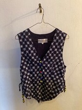 Platinum By Dorothy Schoelen Women  s Beaded Vest, Size Small, United States