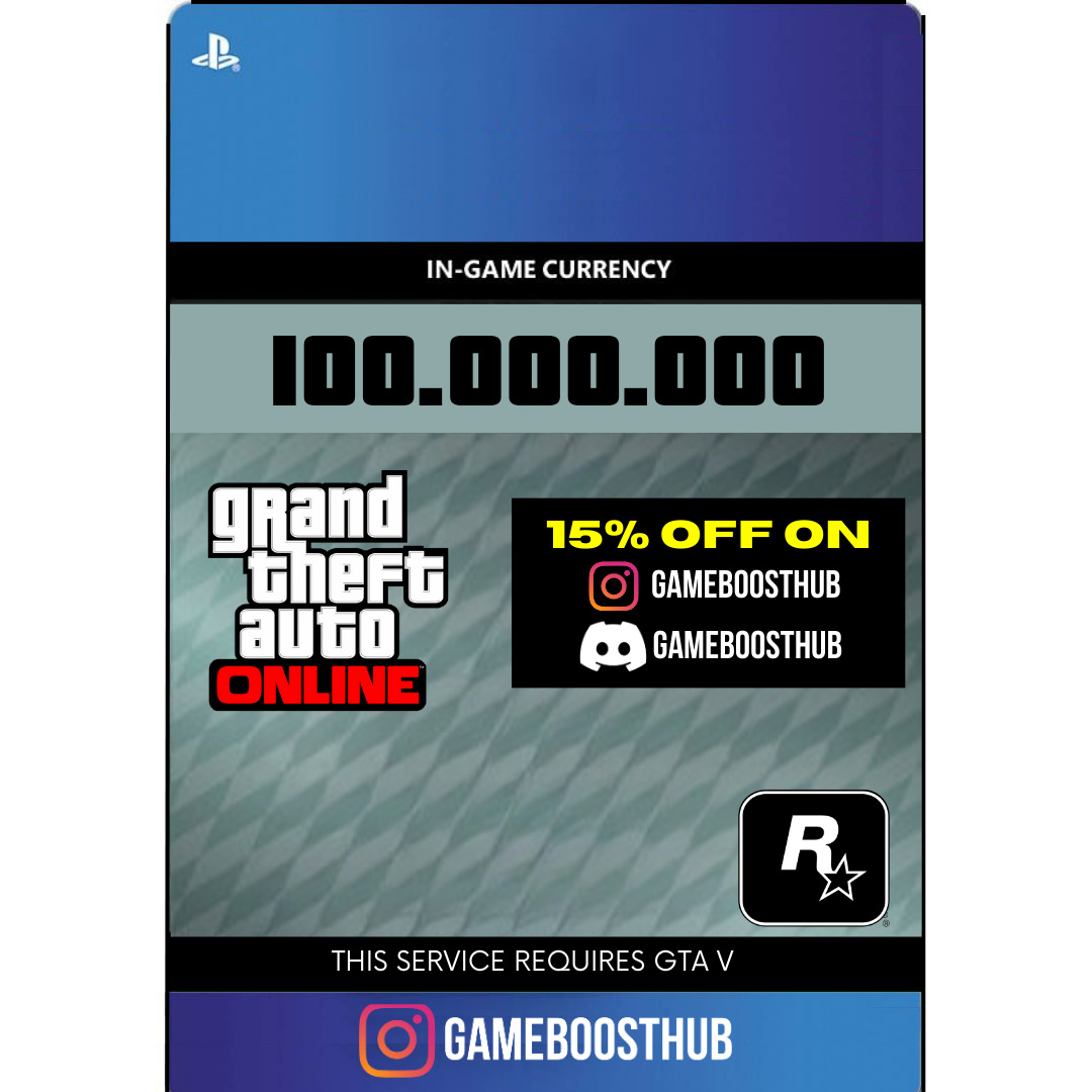 GTA 5 Shark Card Online Playstation Money Custom Amount Not Code