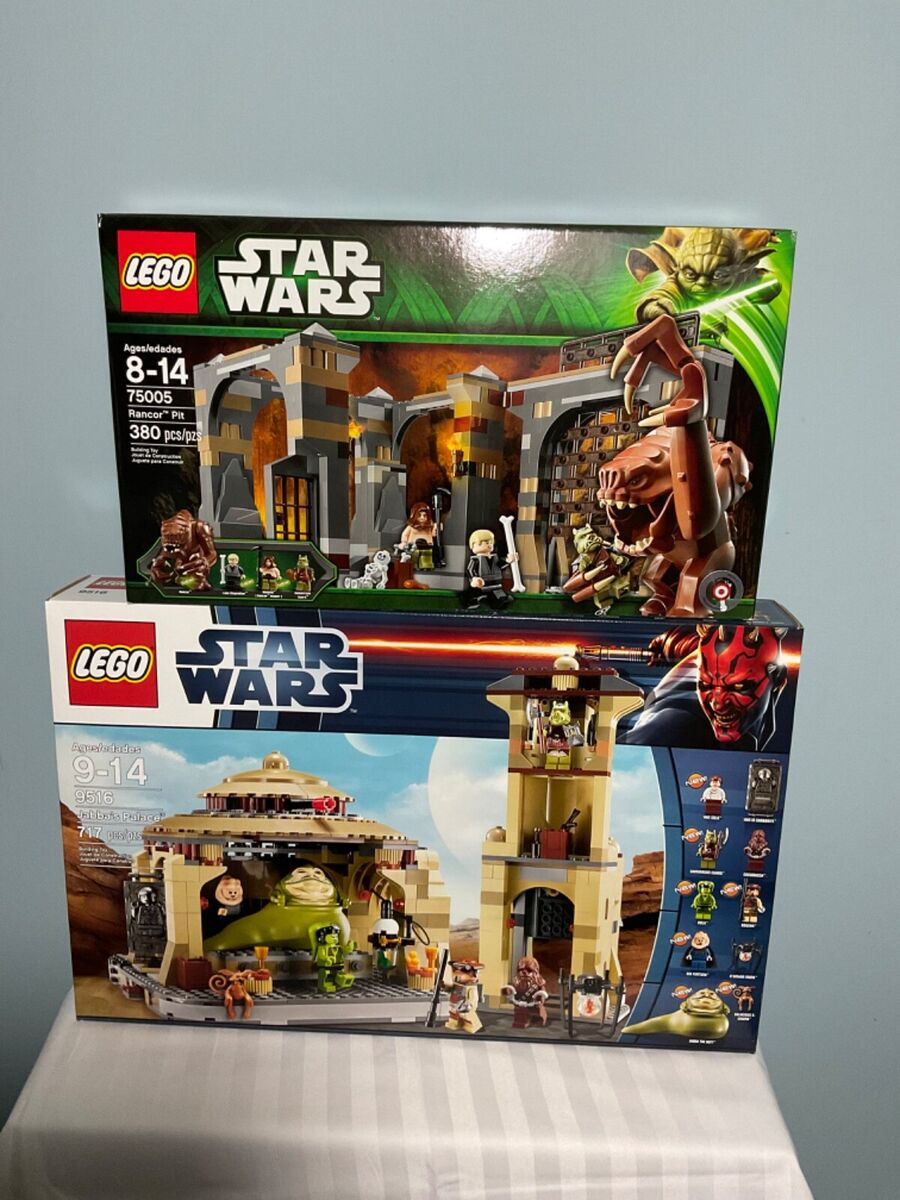 Star Wars Lego Jabba Palace and Rancor Pit Sets 9516 & 75005 Star Wars Lego Jabba Palace and Rancor Pit Sets 9516 & 75005