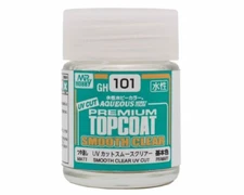 Mr. Hobby/Gunze Premium Top Coat Smooth Clear UV Cut Matte (18ml) GH101 modeling