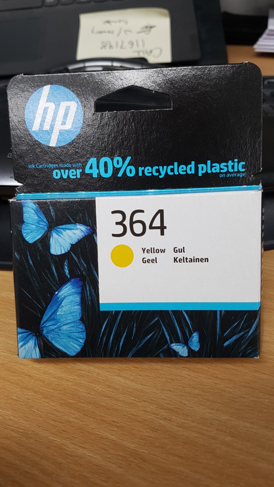 Original HP 364 Yellow Ink Cartridge (CB320EE) - Boxed Clearance