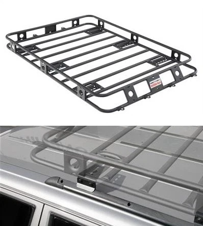 Smittybilt Defender Welded Roof Rack w Mounting Bracket for 93 01