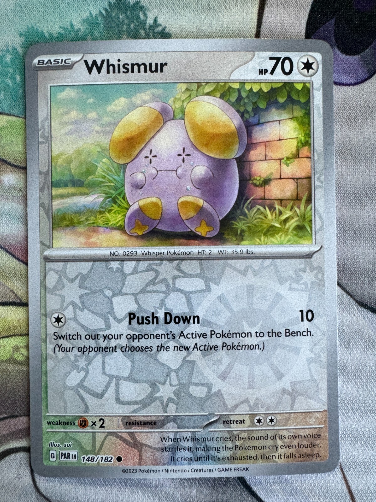 Whismur Reverse Holo English Pokemon TCG BKBX117