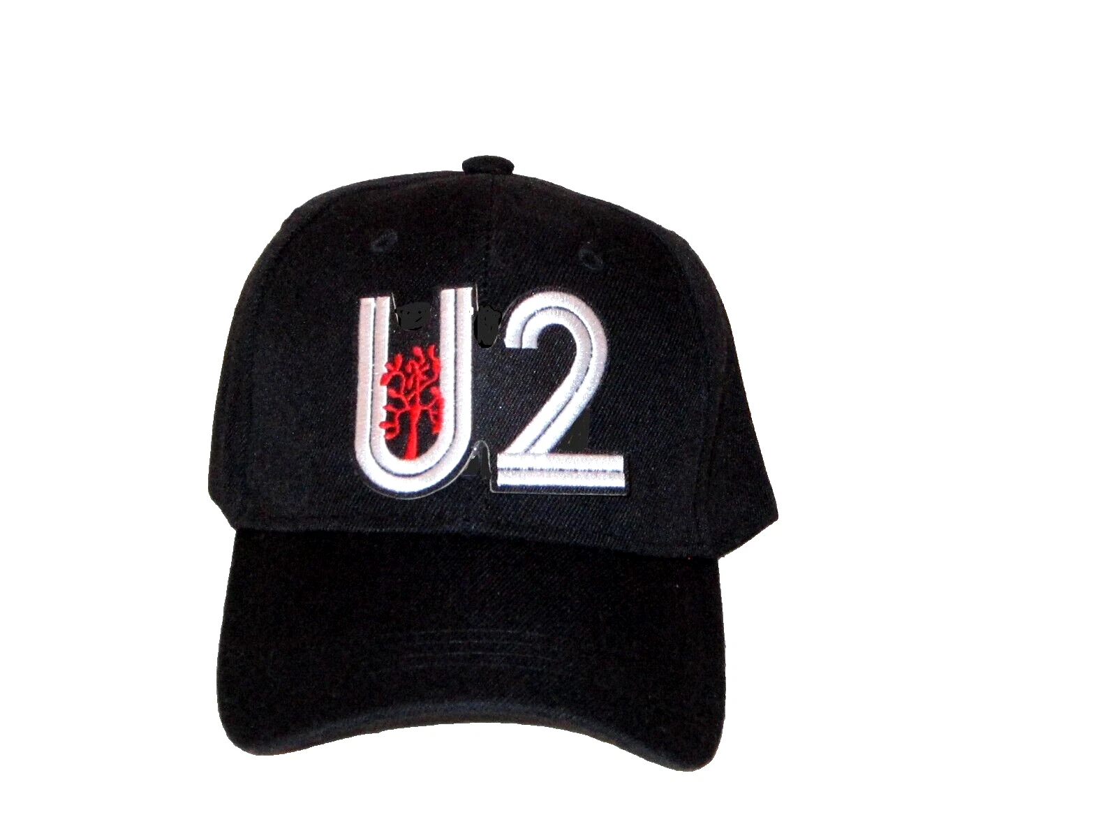 U2 Music Band Logo Patch Adjustable Baseball Cap Black Hat