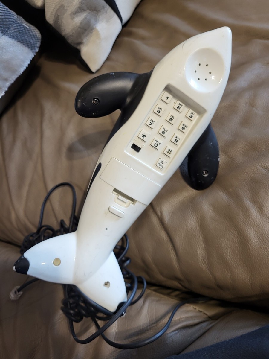 Vintage TeleMania Killer Whale Orca Telephone Landline Missing Splashing  Wave | eBay