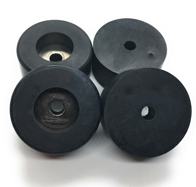 Brand Heavy Duty Guitar, Speaker & Amplifier Large Rubber Feet Anti Vibration Pad 4 Pack