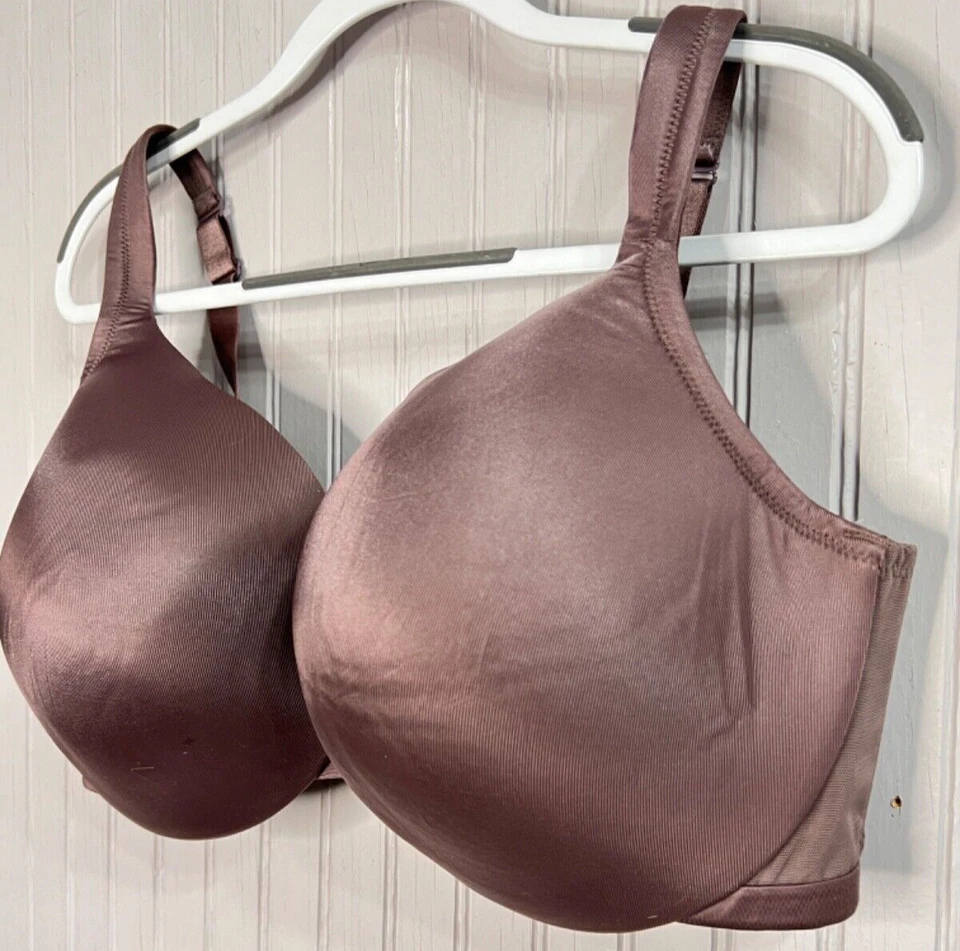 Sujetador Cacique para mujer 44ddd rosa púrpura cobertura completa alambre ligeramente forrado NUEVO Foto 4 de 4