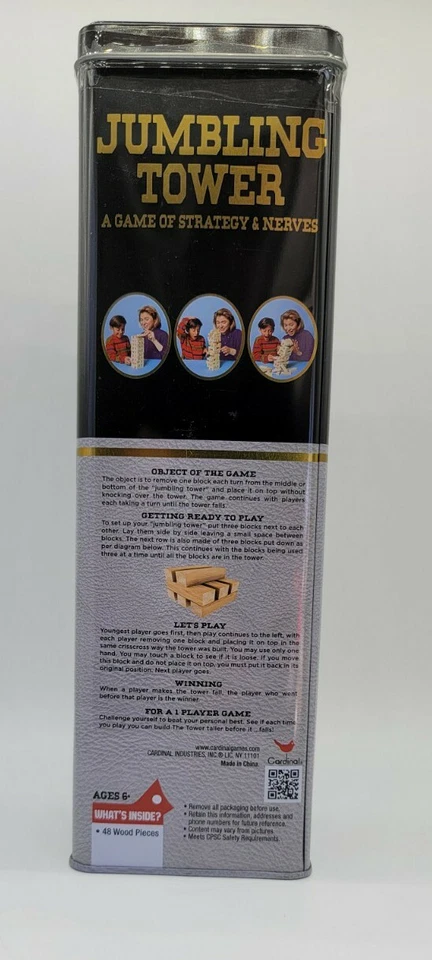 NEW Tumbling Jumbling Towers Wood Block Game - Image 3 of 3