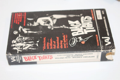 Black Tights (1961) Cyd Charisse VHS - Rare Big Box/Clam Shell VAI  