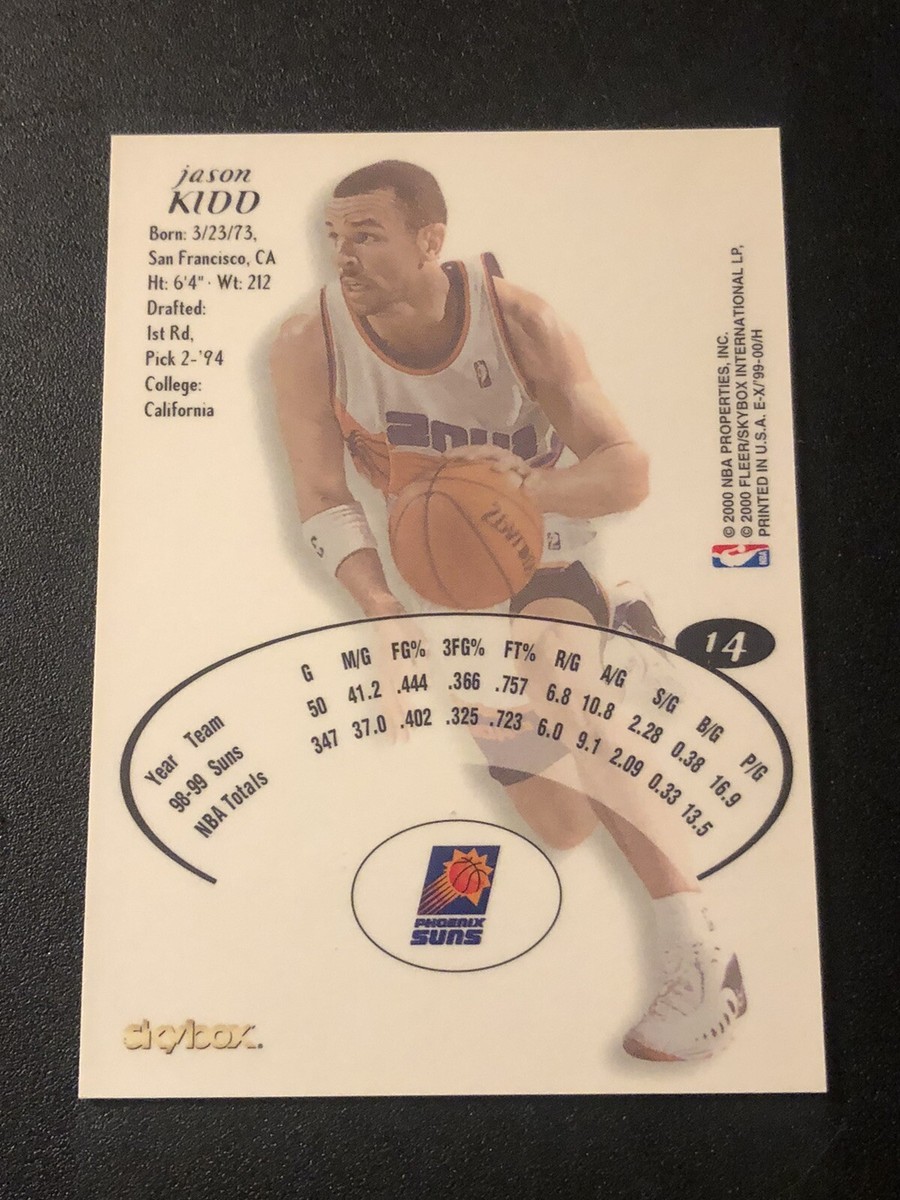 1999-00 Skybox E-X Jason Kidd #14 HOF | eBay