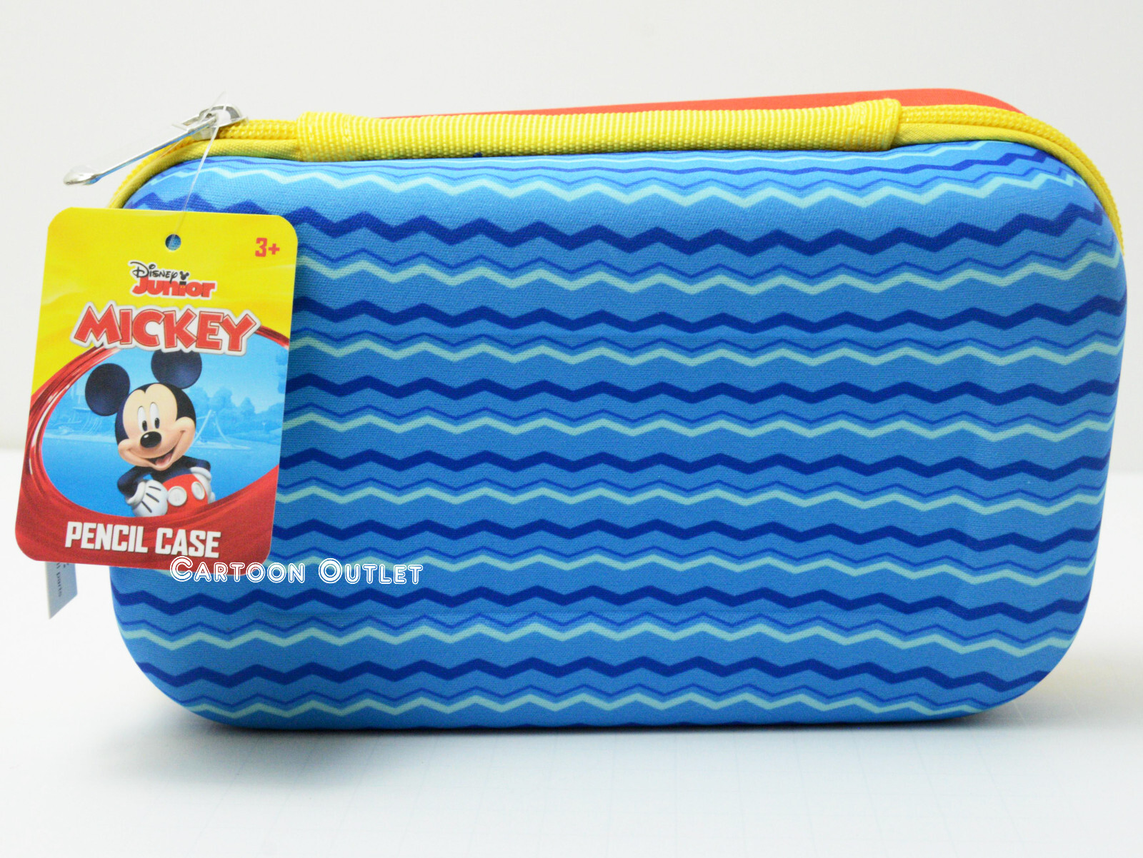 Disney Mickey Mouse Pencil Box Pencil Bag Zipper Cosmetic Pouch  Bag Collectible