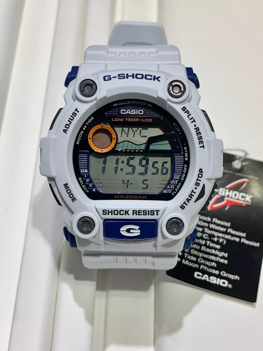 Casio G-Shock G-7900A-7DR White Moon Tide Digital Watch - G7900A7