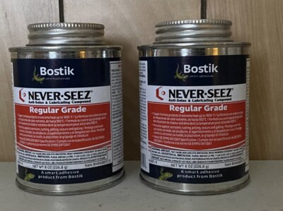 BOSTIK NEVER -SEEZ REGULAR GRADE ANTI SEIZE & LUBRICATING COMPOUND (24) 8oz Cans