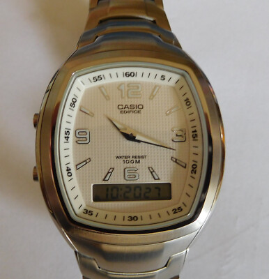 Casio Edifice EFA-107 Armbanduhr mit Edelstahlgehäuse und Edelstahlarmband