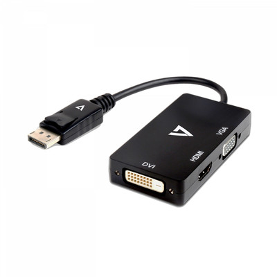 V7 DisplayPort 1.2 Male to VGA Female DVI-D Female HDMI V7DP-VGADVIHDMI-1E *NEW*
