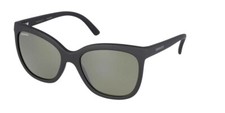 SERENGETI AGATA MATTE BLACK POLAR PHOTO 555 NM GREEN SUNGLASSES 8779 NEW ITALY