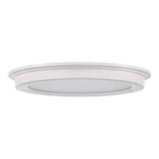 Commercial Electric 7" Selectable LED Flush Mount Ceiling Light, White 2-Pack