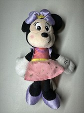 Disney Junior Minnie Mouse Stars Plush Stuffed Toy 9" stained Shoe 