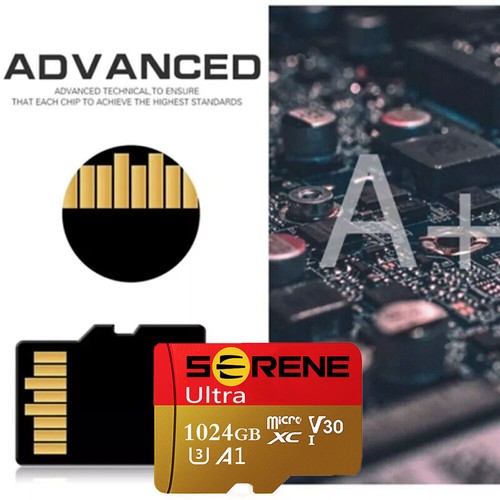 Karta pamięci Micro SD 1 TB=1024GB 32/64/128/256/512GB Klasa 10 SDHC SDXC + adapter - Zdjęcie 7 z 24