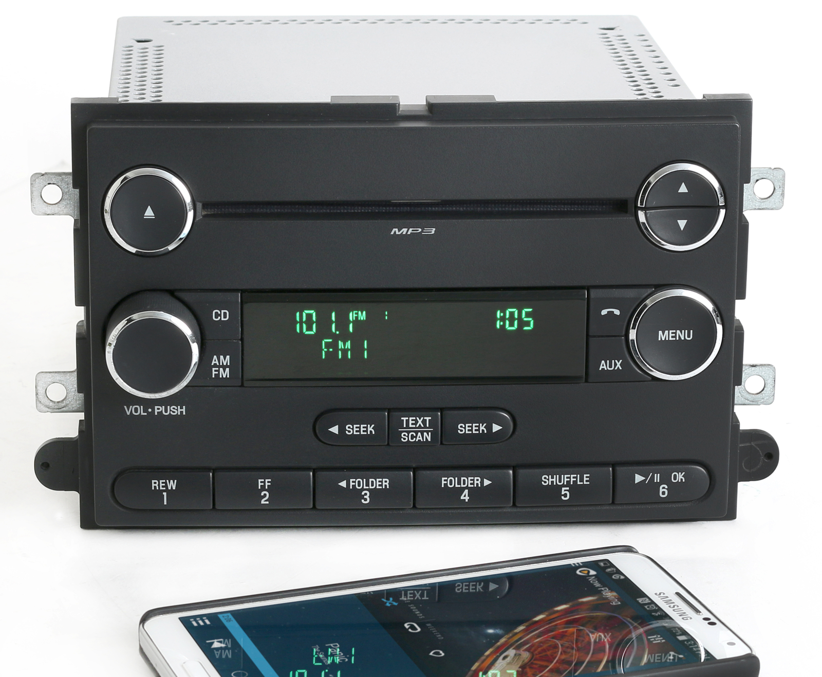 Ford Mustang 2008-09 AM FM mp3 CD Player Radio w Bluetooth Music 8R3T-18C869-AG