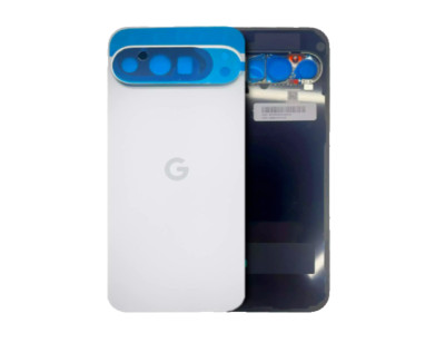 For Google Pixel 9 Pro XL Rear Back Glass Battery Cover Camera Lens (Porcelain)