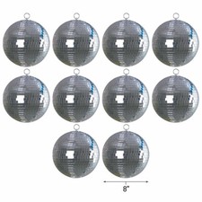 ProX MB-8 8" ABS DJ Club Effect Lighting Mirror Disco Balls 10 Pack
