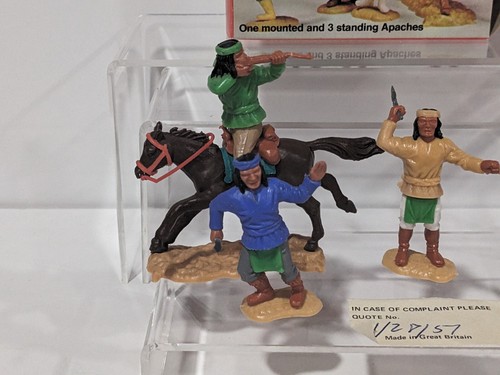 Timpo Apaches Colección Salvaje Oeste Juego Completo en Caja Ref No. 723 (B) - Imagen 2 de 7