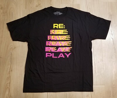 AMAZON Web Services AWS re:PLAY Intel 2X T-Shirt from 2019 Conference XXL Cotton